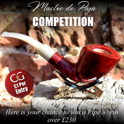 Competition Entry - Mastro de Paja Smooth Curved Houston Red Italian Pipe Prize