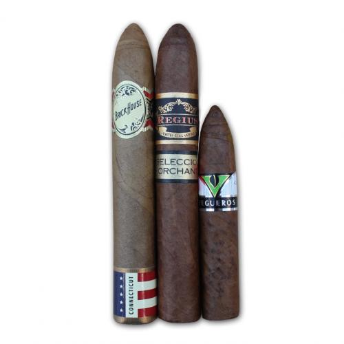 Medium Strength Torpedo Cigars Sampler 3 Cigars