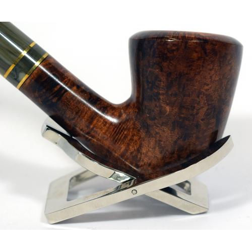 Molina Horn Ring Bent Brown Fishtail Pipe (ML12)