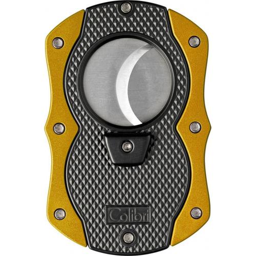 Colibri Monza Single Jet Lighter & Cutter Set -  Yellow (Discontinued)