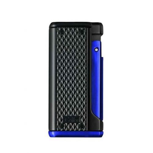 Colibri Monza III - Triple Jet Lighter - Black and Blue (End of Line)