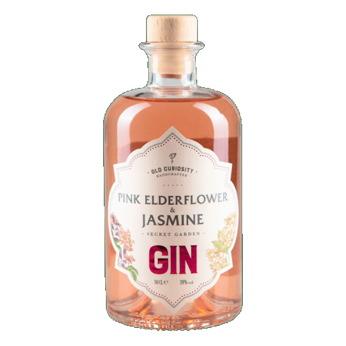 Old Curiosity Pink Elderflower & Jasmine Gin - 20cl 39%