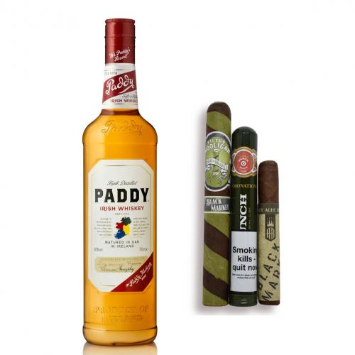 St. Patricks Day Irish Whiskey and Cigar Selection Sampler - 3 Cigars