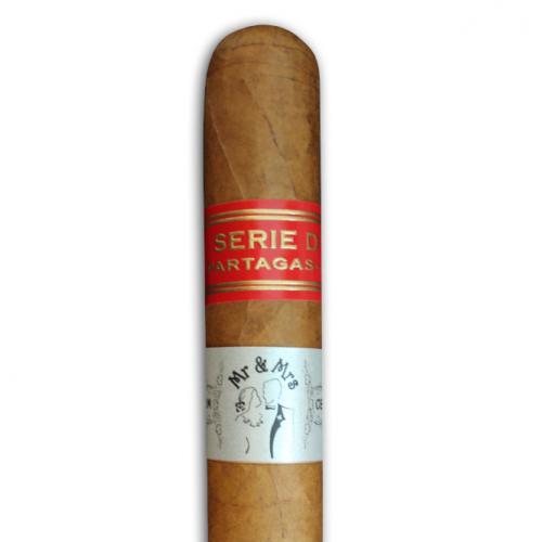 Partagas Serie D No. 4 Cigar - 1 Single (Mr & Mrs Band)