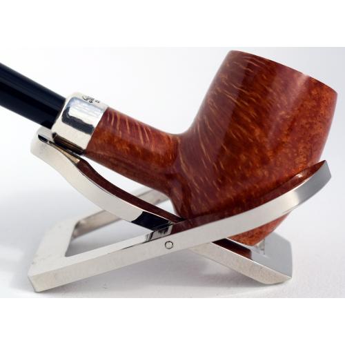 Peterson Barrel Army Natural Silver Mounted Fishtail Pipe (PE676)