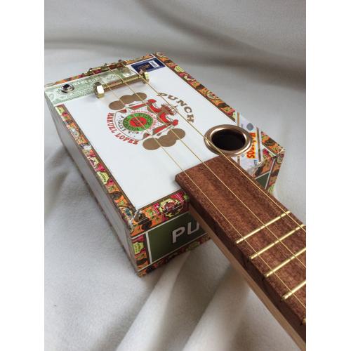 Handcrafted Punch Cigar Box Guitar