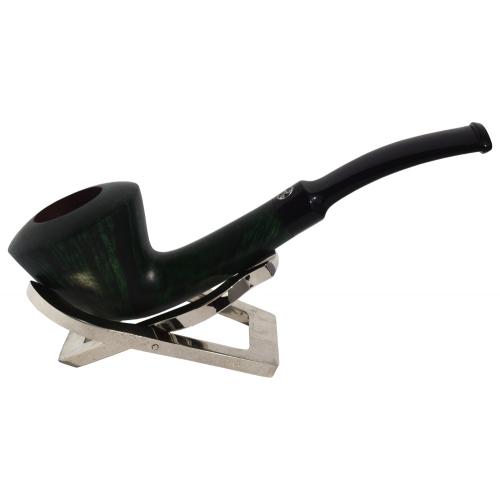 BLACK FRIDAY - Rattrays Limited Edition Green Smooth Fishtail Pipe (RA286)