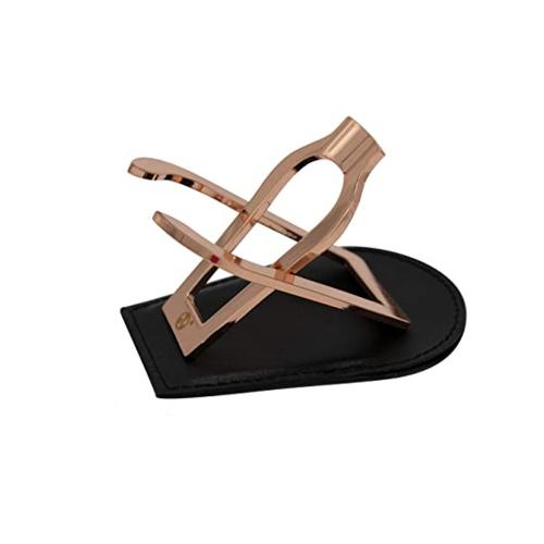 Rattrays Single Folding Pipe Rest Stand - Rose Gold