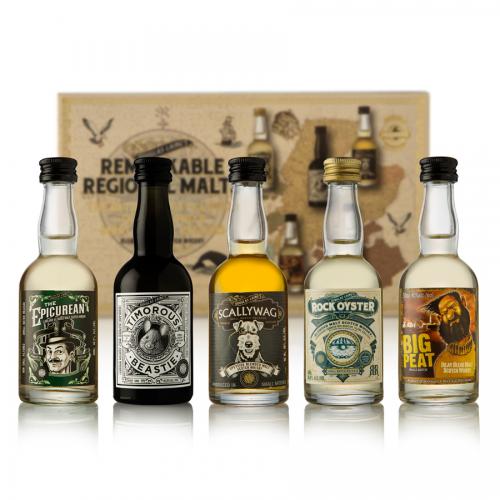 Regional Malts Miniature Whisky Gift Pack 5x5cl