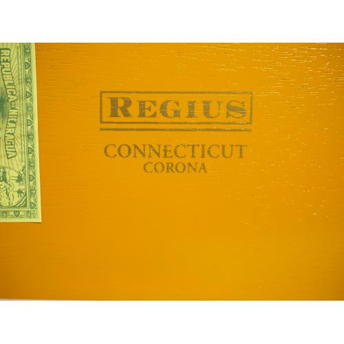 Empty Regius Connecticut Corona Cigar Box