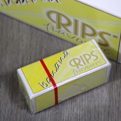 Rips Banana Slim Width Rolling Papers 1 pack