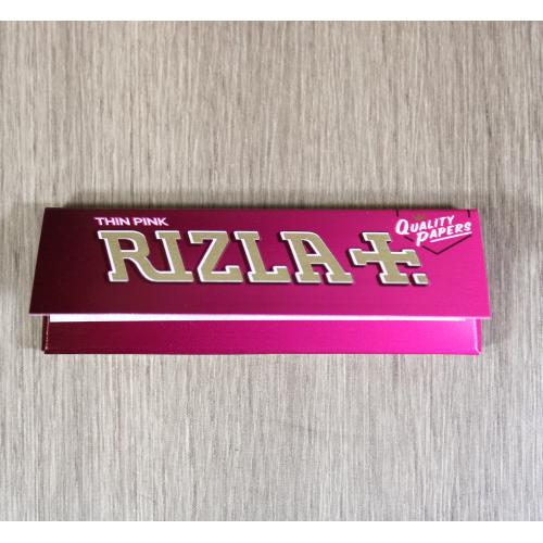 Rizla Pink Thin Regular Rolling Papers 100 Packs