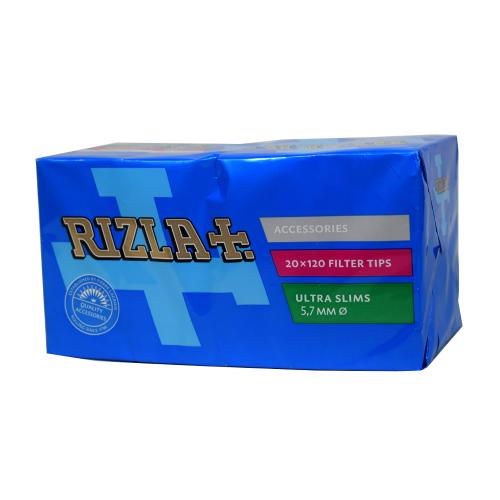 Rizla Extra Slim (Formerly Ultra Slim) Filter Tips (120) 20 Boxes
