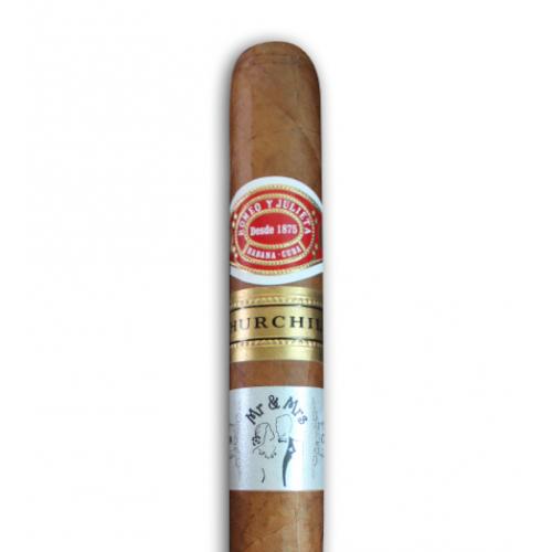 Romeo y Julieta Churchills Untubed Cigar - 1 Single (Mr & Mrs Band)