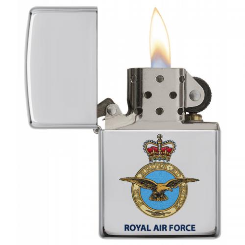 Zippo - High Polish Chrome Official Royal Air Force - Windproof Lighter