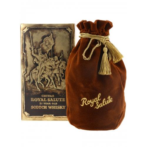 Royal Salute 21 Year Old Brown Wade Ceramic Decanter - 40% 70cl