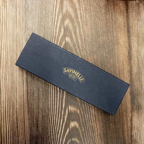 Savinelli Corona Leather Cigar Case - Black - Fits 1 Cigar