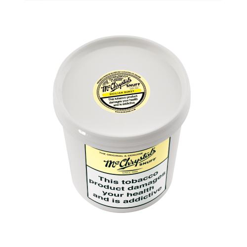 McChrystals Sicilian Burst (Formerly Mild Lemon) Snuff - Tub - 200g