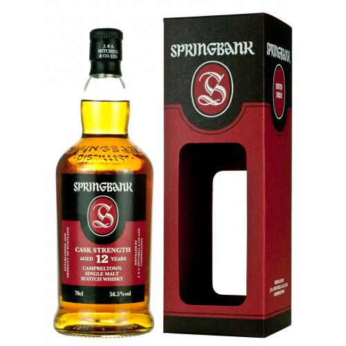 Springbank 12 Year Old Cask Strength Mid 2017 Single Malt Whisky - 70cl 56.5%