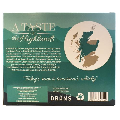 A Taste of the Highlands 3 x 5cl Gift Pack