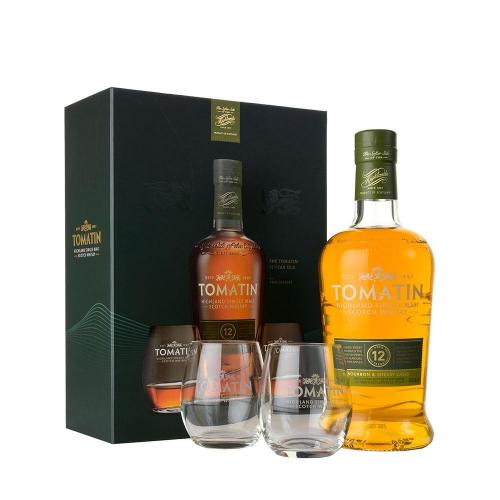 Tomatin 12 Year Old 70cl and Glass Pack