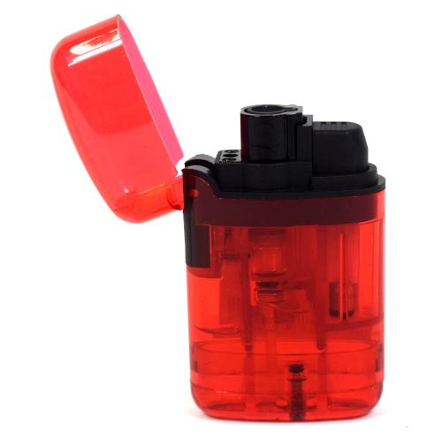 Easy Torch Transparent Jet Lighter - Red