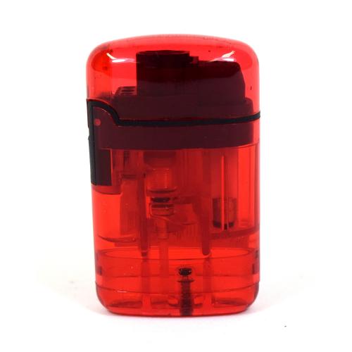 Easy Torch Transparent Jet Lighter - Red