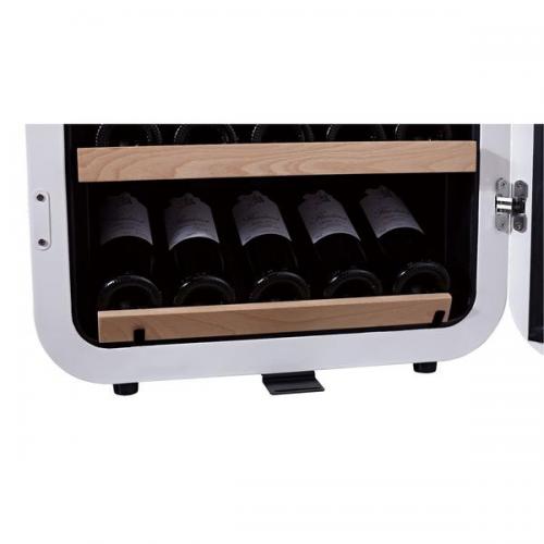 Swisscave Single Zone Wine Cooler - 39-43 Bottle Capacity - White