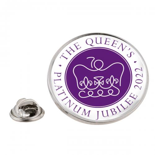 The Queens Platinum Jubilee 2022 Design 25mm Lapel Pin