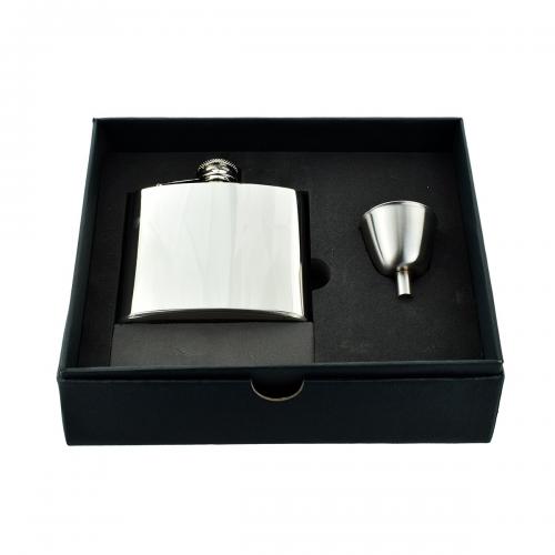 4oz Stainless Steel Hip Flask with Funnel