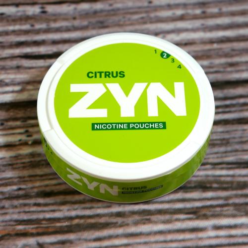 ZYN Tobacco Free Nicotine Pouch Citrus 3mg Can