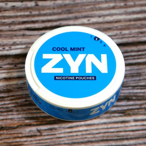 ZYN Tobacco Free Nicotine Pouch Cool Mint 3mg Can
