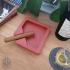 Les Fines Lames - Monad Concrete Cigar Ashtray - Red