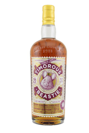 Timorous Beastie 21 Year Old Limited Edition Whisky Without Original Tin - 70cl 46.8%