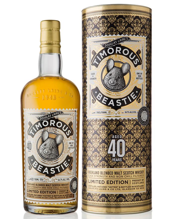 Timorous Beastie 40 Year Old Limited Edition Whisky - 70cl 54.7%