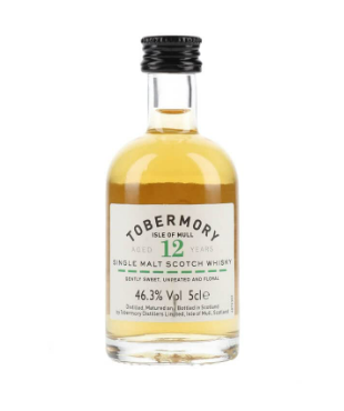 Tobermory 12 Year Old Miniature - 5cl 46.3%