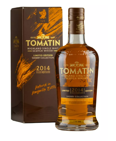 Tomatin 10 Year Old 2014 Manzanilla Sherry Collection - 46% 70cl Tomatin 10 Year Old 2014 Manzanilla Sherry Collection - 46% 70cl