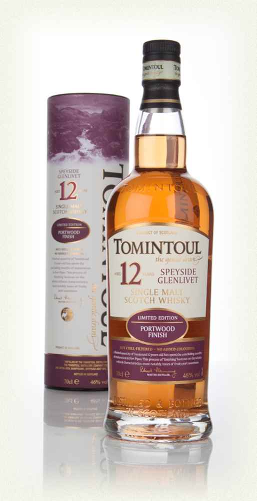 Tomintoul 12 Year Old Portwood Finish Whisky - 70cl 46%