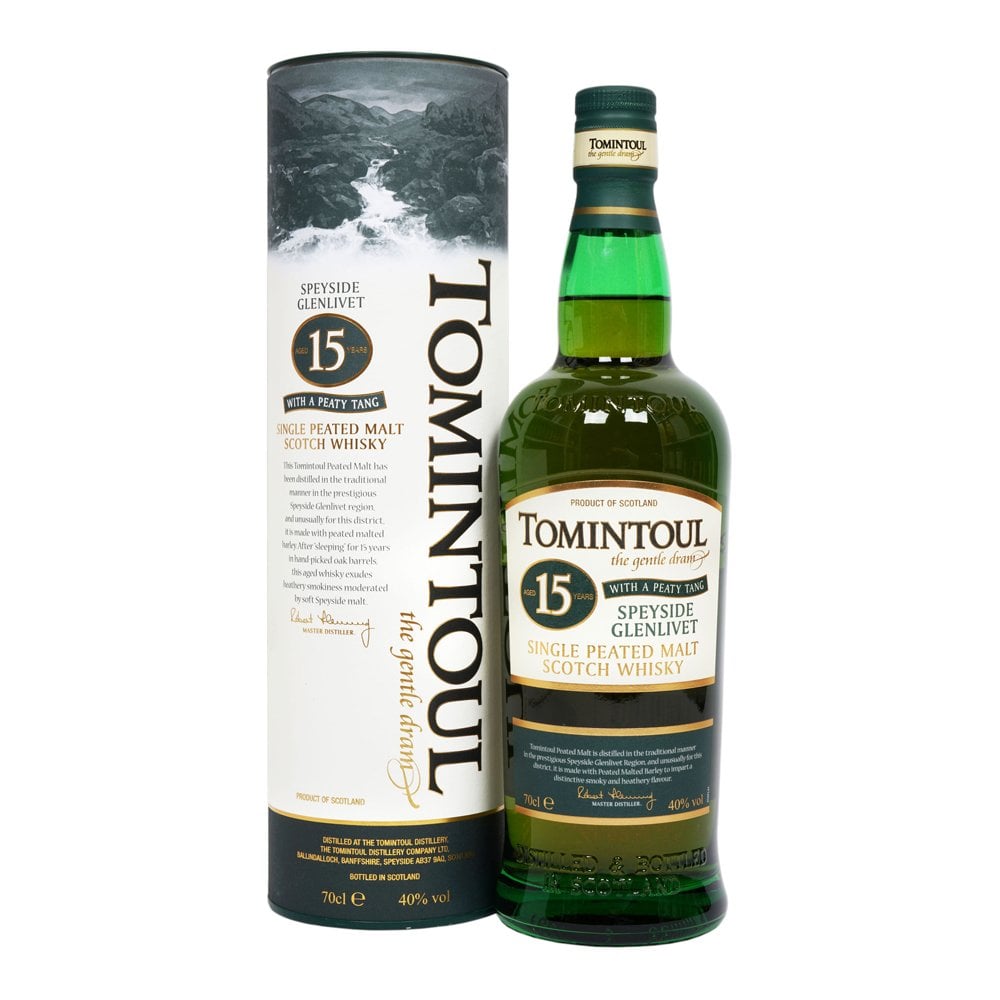 Tomintoul 15 year old Peaty Tang - 40% 70cl
