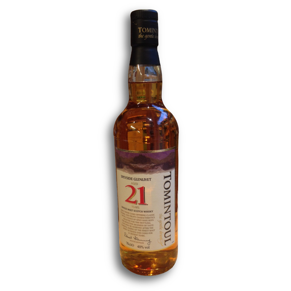 Tomintoul Glenlivet 21 Year Old Whisky - 40%, 70cl