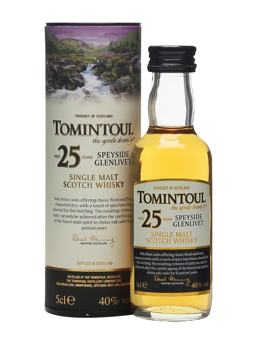 Tomintoul 25 Year Old Miniature - 5cl 40%