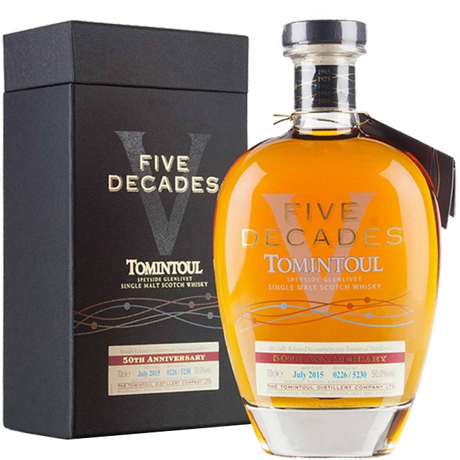 Tomintoul Five Decades 50th Anniversary - 50% 70cl