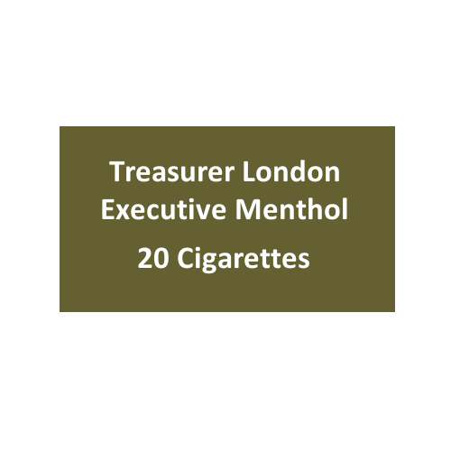 Treasurer London Executive Menthol 1 pack of 20 cigarettes (20)