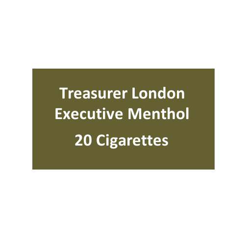 Treasurer London - Executive Menthol - 1 pack of 20 cigarettes (20)