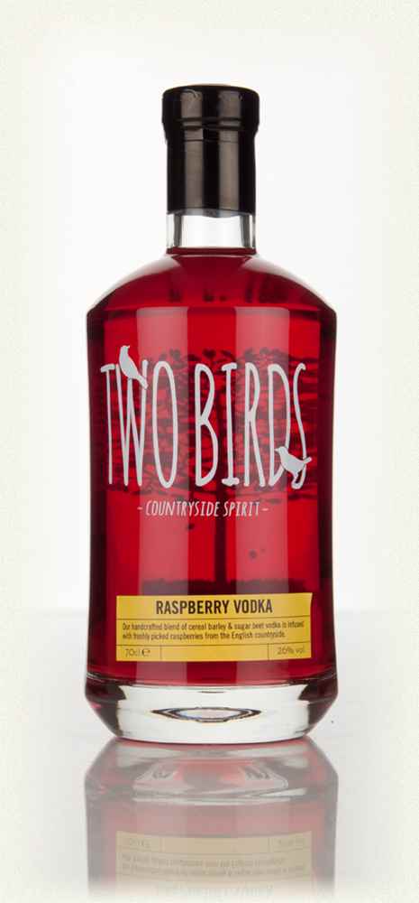 Two Birds Raspberry Vodka - 70cl 26%