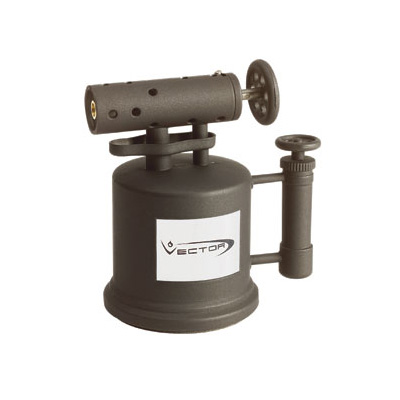 Vector Mega Pump Table Torch Lighter - Black Sandblast