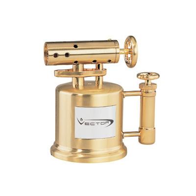 Vector Mega Pump Table Torch Lighter - Gold