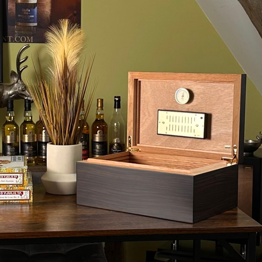 Adorini Venezia Deluxe Cigar Humidor Brown Large 75 Cigar