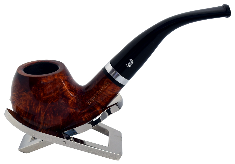 Viking Houston Classic Smooth Bent Fishtail Pipe (VI026)