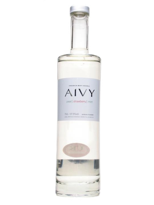 Aivy White Pear Strawberry & Mint Flavoured Vodka 70cl 37.5